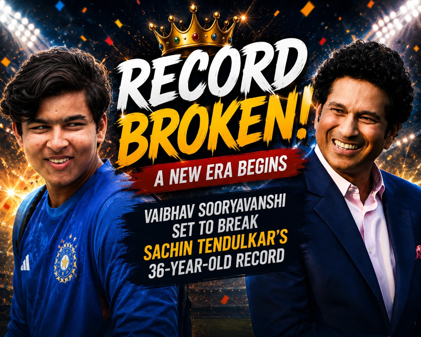Vaibhav Sooryavanshi set to break Sachin Tendulkar's 36-year-old India record before Ireland T20I